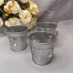 balde calado flor y corazon - tienda online