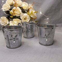 balde calado flor y corazon - tienda online
