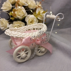 Mini Cochecitos/ Carrito Mimbre Souvenir Decoración - comprar online