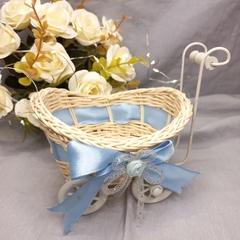 Mini Cochecitos/ Carrito Mimbre Souvenir Decoración - comprar online