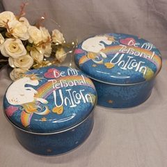 set 2 latas unicornio - comprar online