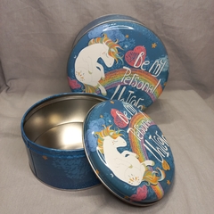 set 2 latas unicornio - tienda online
