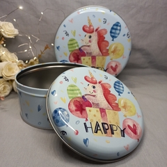 set 2 latas unicornio - tienda online