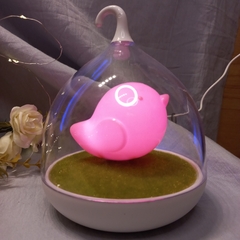 lampara usb pajarito luz de noche bebe