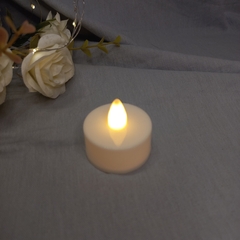 Velita Vela Luz Led Bajita Blanca/ Calida