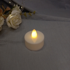 Imagen de Velita Vela Luz Led Bajita Blanca/ Calida