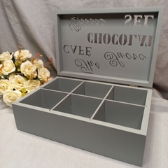 CAJA DE TE 6 DIVISIONES - Somos tu Evento