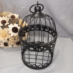 Jaula Grande Negra 25 X 15 Cm - Somos tu Evento