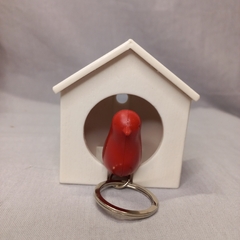 llavero pajarito con casita - comprar online