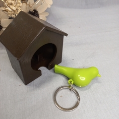 llavero pajarito con casita - tienda online