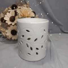 HORNILLO CERAMICA CALADO HOJITAS - Somos tu Evento