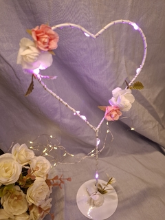 centro de mesa chico 25cm corazon - tienda online