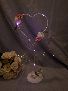 centro de mesa chico 25cm corazon - tienda online
