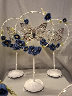 centro de mesa floral con aplique - Somos tu Evento