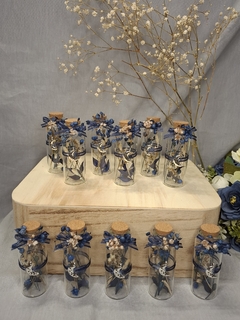 souvenir frasquitos flores secas y dije - comprar online