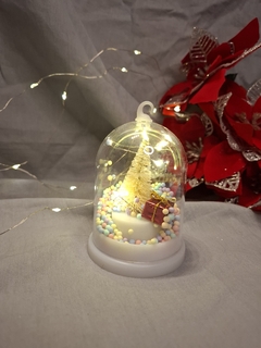Adorno Cupula Navideña Arbolito Led Ch 11 X 7cm - comprar online