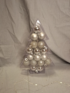 Adornos De Navidad Caja De Acetato Con 17 Bolas 3cm - comprar online