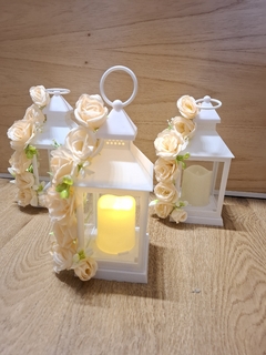 Imagen de FAROL CON FLORES
