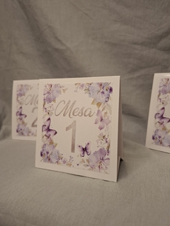 Imagen de numero de mesa papel fotografico
