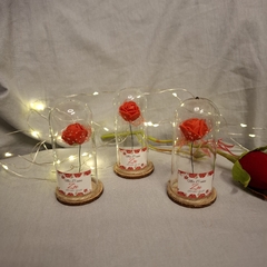 Imagen de souvenir mini rosa encantada 7cm
