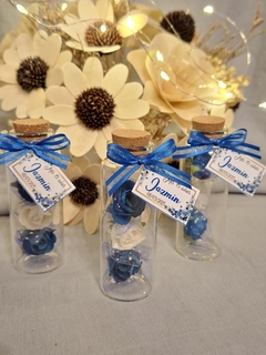 souvenir frasquito 3 flores - Somos tu Evento