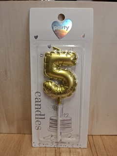 vela cumpleaños numero globo - comprar online