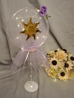 centro de mesa tul aplique rapunzel - tienda online