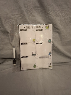Calendario Pizarra Magnetica Iman Mes Semana - tienda online