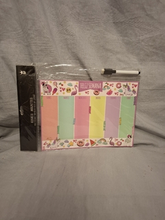 Calendario Pizarra Magnetica Iman Mes Semana - comprar online