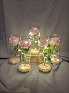 centro de mesa Rosa encantada 25 cm la bella y la bestia - tienda online