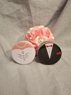 souvenir latitas de novio y novia en internet