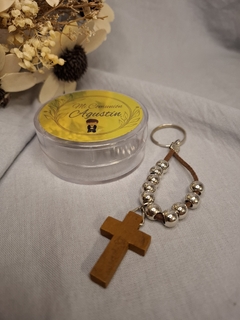 denario de madera con cajita de acrilico - comprar online