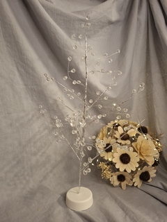 Centro De Mesa Arbol Con Caireles 40cm - Somos tu Evento