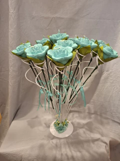 CEREMONIA DE VELAS EN FORMA DE ROSA en internet