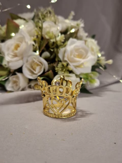 SOUVENIR MINI CORONA CORAZON SERVILLETERO - tienda online