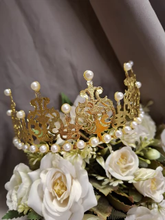 TIARA PERLAS COTILLON CHICA