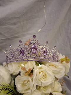 TIARA CORONA GRANDE CHARLOTTE - Somos tu Evento