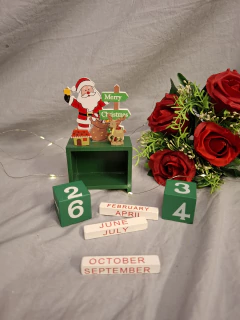 CALENDARIO NAVIDEÑO CON BLOQUES INTERCAMBIABLES - tienda online