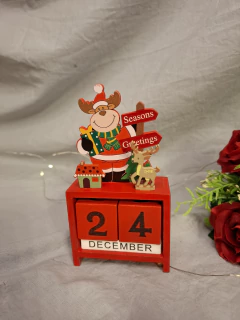 CALENDARIO NAVIDEÑO CON BLOQUES INTERCAMBIABLES en internet