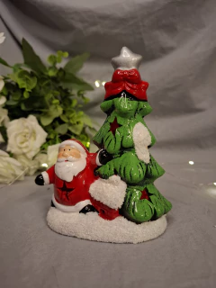 arbolito navidad ceramica con luz