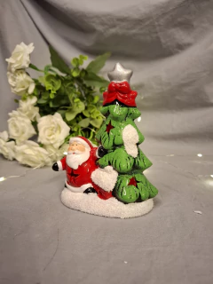 arbolito navidad ceramica con luz - comprar online