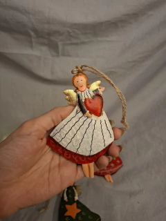 Imagen de colgante angelitas de metal