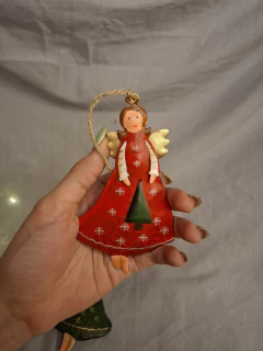 colgante angelitas de metal - comprar online