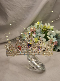 TIARA CORONA GRANDE CHARLOTTE - Somos tu Evento