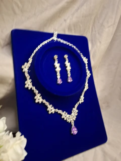 CONJUNTO COLLAR Y AROS SOFIA en internet