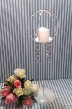 Centro De Mesa Candelabro 43cm Caireles 15 Años - Somos tu Evento