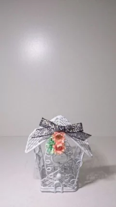 Souvenir Casita Pajaro Flor Metal 15 Años / Bautismo / Boda - comprar online