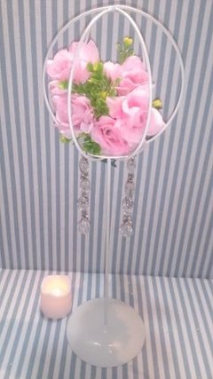 Centro De Mesa Candelabro 43cm Caireles 15 Años