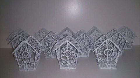 Souvenir Casita Pajaro Metal 15 Años/casamiento/bautismo