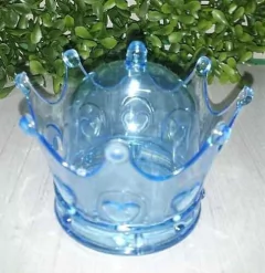 Souvenir Caramelera Corona Mini Plástico - 8*5 Cm